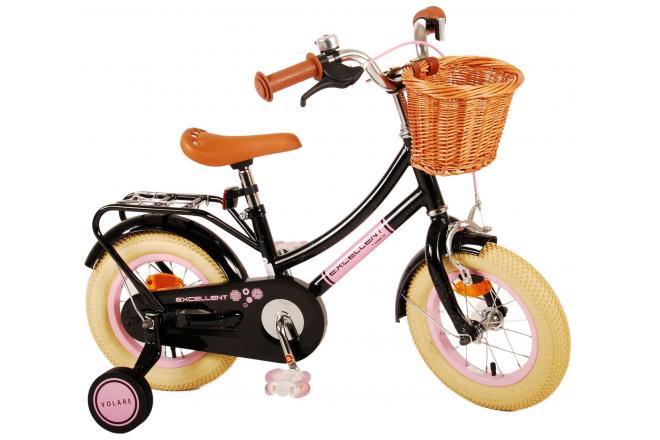 Volare Excellent children's bike - Girls - 12 inch - Black