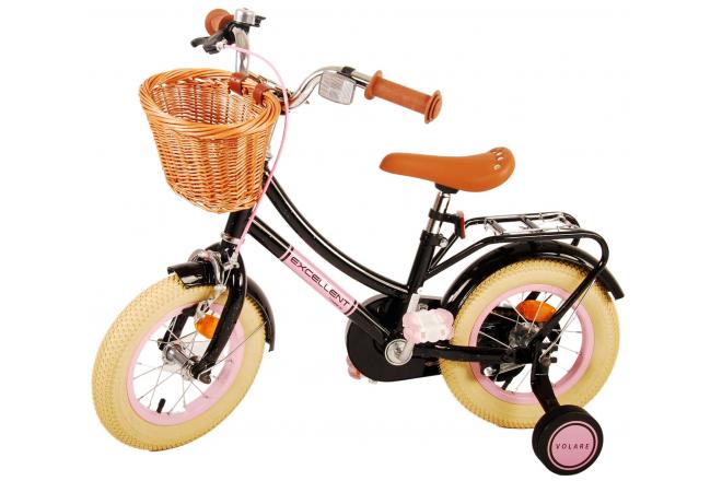 Volare Excellent children's bike - Girls - 12 inch - Black