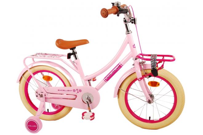 Volare Excellent children's bike - Girls - 16 inch - Pink - 95% assembled