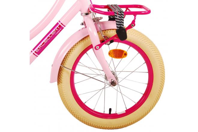 Volare Excellent children's bike - Girls - 16 inch - Pink - 95% assembled