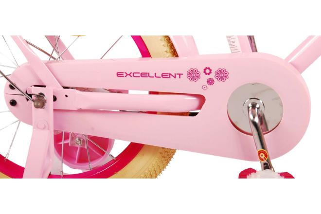 Volare Excellent children's bike - Girls - 16 inch - Pink - 95% assembled