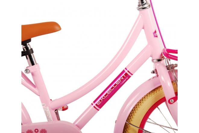 Volare Excellent children's bike - Girls - 16 inch - Pink - 95% assembled