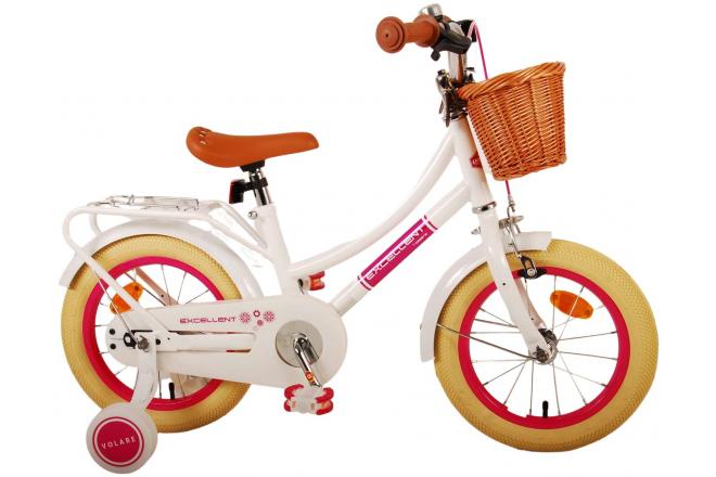 Volare Excellent children's bike - Girls - 14 inch - White