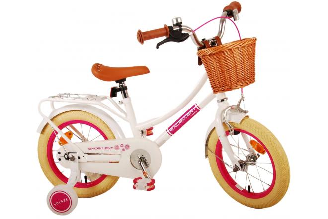 Volare Excellent children's bike - Girls - 14 inch - White