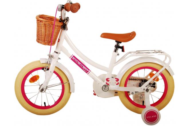 Volare Excellent children's bike - Girls - 14 inch - White