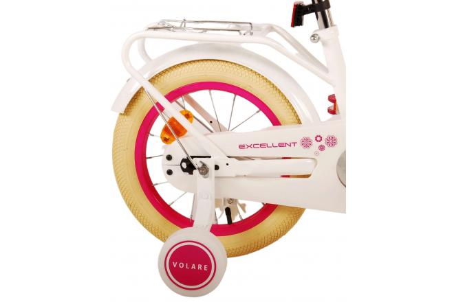 Volare Excellent children's bike - Girls - 14 inch - White