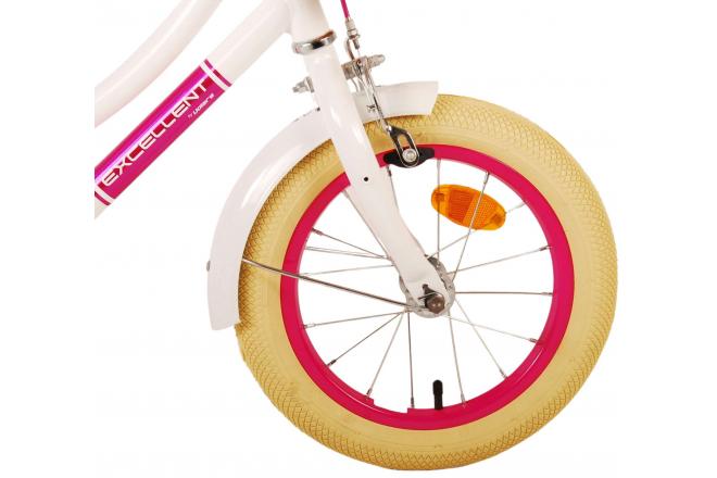 Volare Excellent children's bike - Girls - 14 inch - White