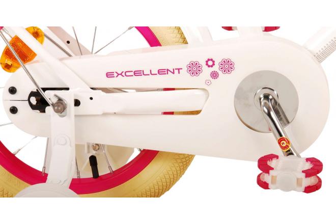 Volare Excellent children's bike - Girls - 14 inch - White