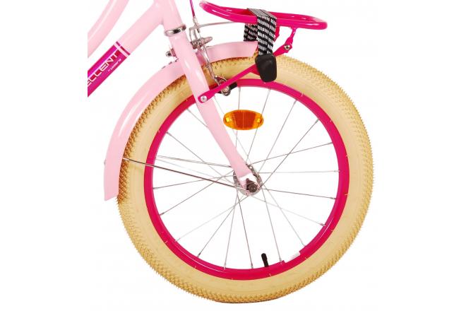 Volare Excellent Children's Bicycle - Girls - 18 inch - Pink - 95% assembled