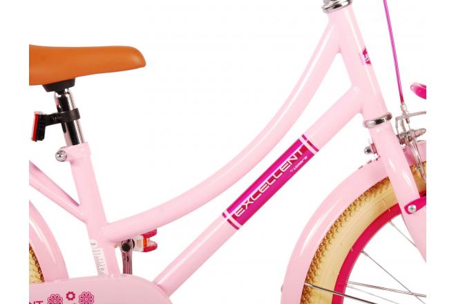 Volare Excellent Children's Bicycle - Girls - 18 inch - Pink - 95% assembled
