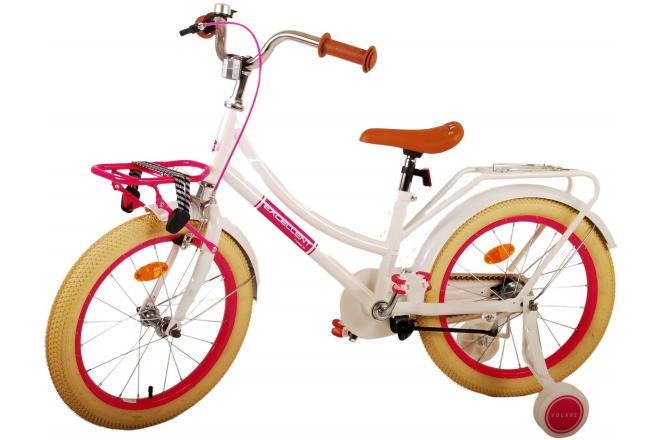 Volare Excellent Children's bike - Girls - 18 inch - White - 95% assembled