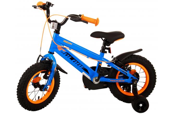 Volare Rocky Children's Bicycle - Boys - 12 inch - Blue - Two handbrakes