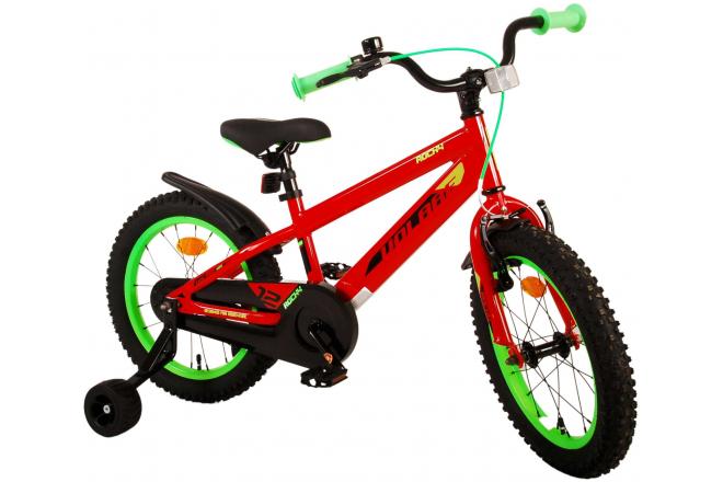 Volare Rocky Children's Bicycle - Boys - 16 inch - Red