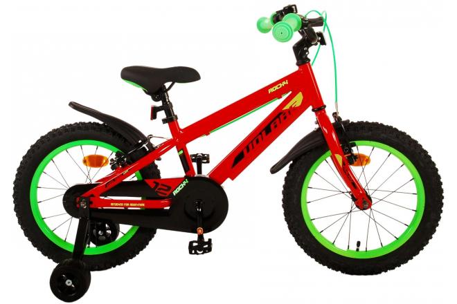 Volare Rocky Children's Bicycle - Boys - 16 inch - Red - Two handbrakes