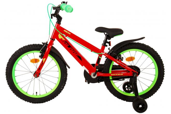 Volare Rocky children's bike - boys - 18 inch - Red - Two hand brakes