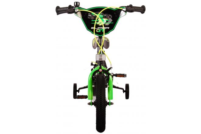 Volare Super GT Children's bike - boys - 12 inch - Green - Two handbrakes