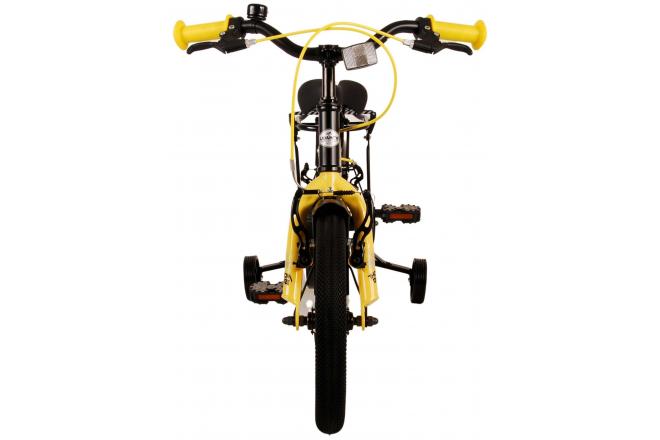 Volare Thombike Children's bike - Boys - 14 inch - Black Yellow - Two Hand Brakes