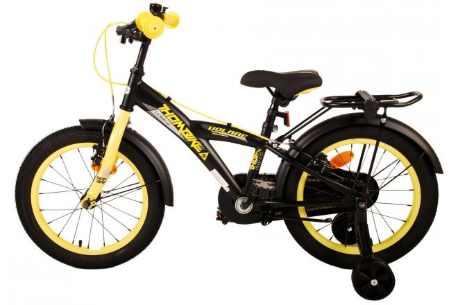 Volare Thombike Children's bike - Boys - 16 inch - Black Yellow - Two Hand Brakes