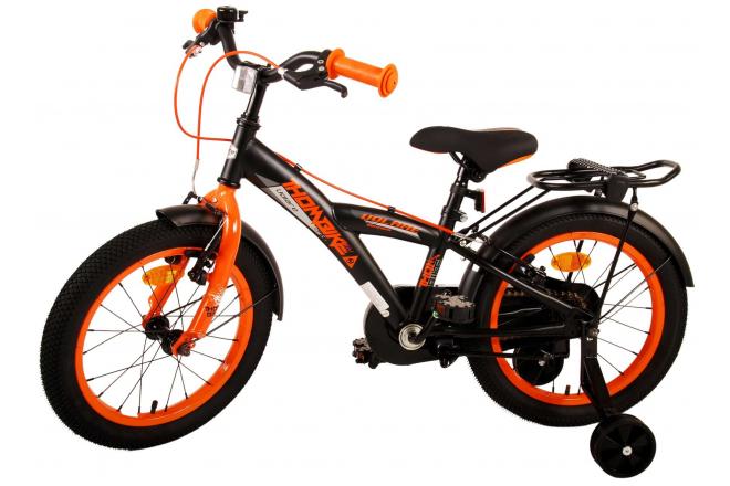 Volare Thombike Children's bike - Boys - 16 inch - Black Orange - Two Hand Brakes
