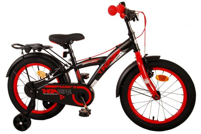 Volare Thombike Children's bike - Boys - 16 inch - Black Red - Two Hand Brakes