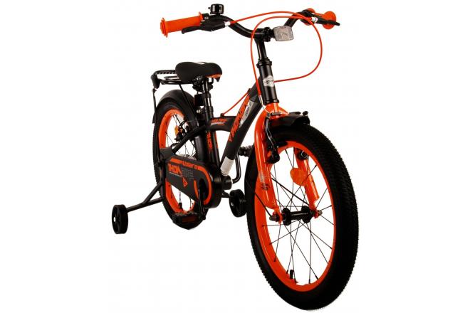 Volare Thombike Kids' bike - Boys - 18 inch - Black Orange - Two hand brakes