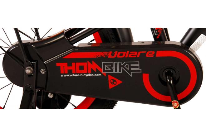 Volare Thombike Kids' bike - Boys - 16 inch - Black Red