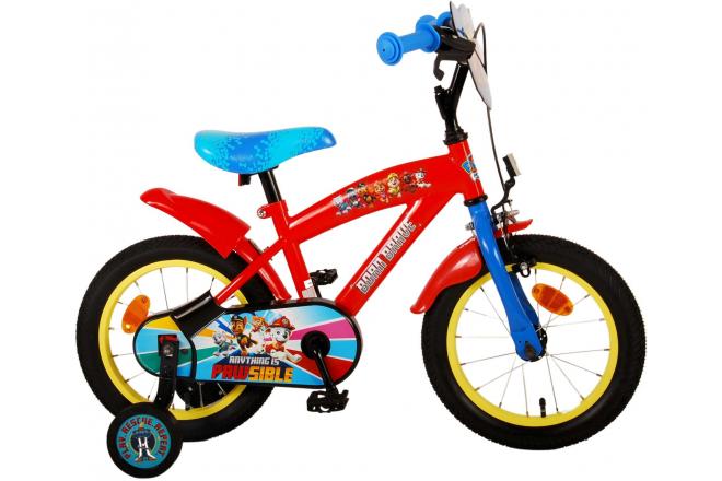 Paw Patrol children's bike - boys - 14 inch - Red/Blue