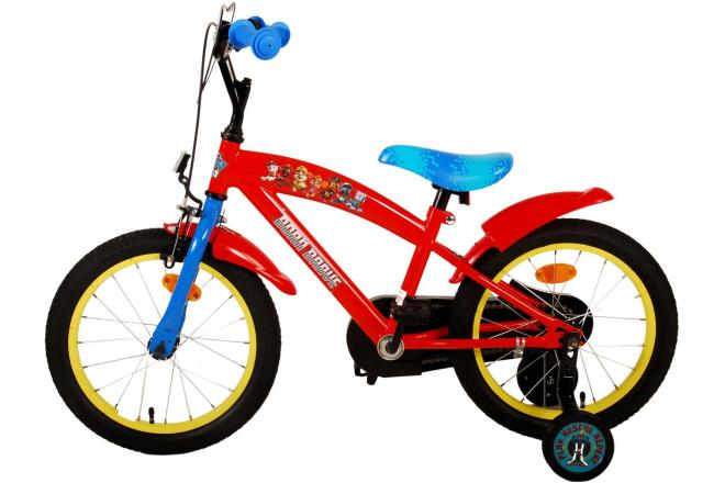 Paw Patrol Children's Bicycle - Boys - 16 inch - Red Blue