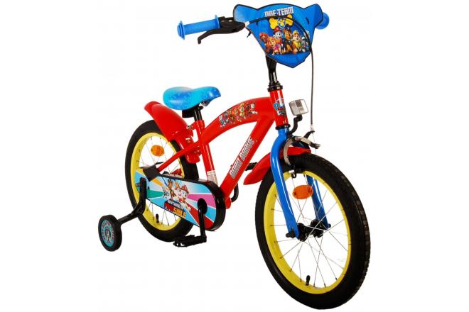 Paw Patrol Children's Bicycle - Boys - 16 inch - Red Blue