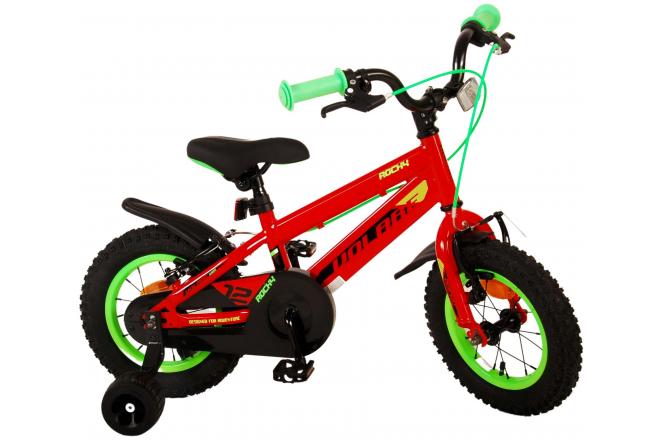 Volare Rocky Children's Bicycle - Boys - 12 inch - Red - Two handbrakes
