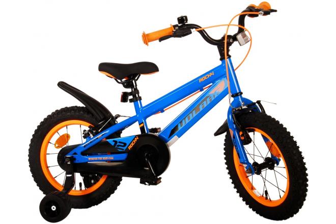 Volare Rocky Children's Bicycle - Boys - 14 inch - Blue - Two handbrakes