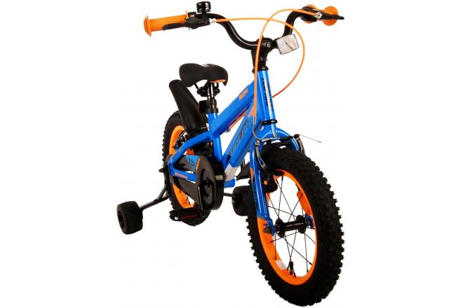Volare Rocky Children's Bicycle - Boys - 14 inch - Blue - Two handbrakes