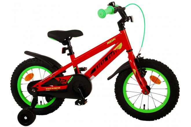 Volare Rocky Children's Bicycle - Boys - 14 inch - Red