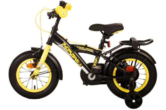 Volare Thombike Children's bike - Boys - 12 inch - Black Yellow - Two Hand Brakes