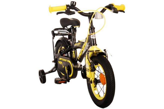 Volare Thombike Children's bike - Boys - 12 inch - Black Yellow - Two Hand Brakes