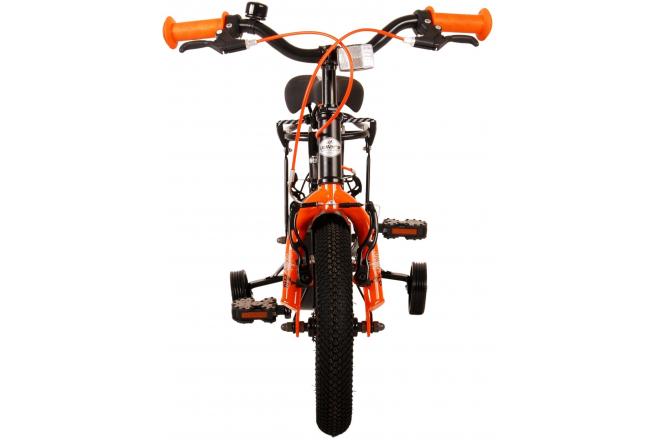 Volare Thombike Children's bike - Boys - 12 inch - Black Orange - Two Hand Brakes