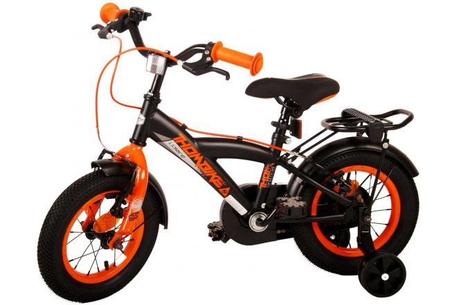 Volare Thombike Children's bike - Boys - 12 inch - Black Orange - Two Hand Brakes
