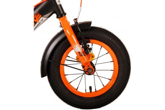 Volare Thombike Children's bike - Boys - 12 inch - Black Orange - Two Hand Brakes