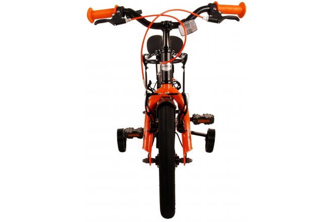 Volare Thombike Children's bike - Boys - 14 inch - Black Orange - Two Hand Brakes