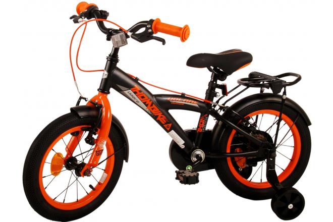 Volare Thombike Children's bike - Boys - 14 inch - Black Orange - Two Hand Brakes