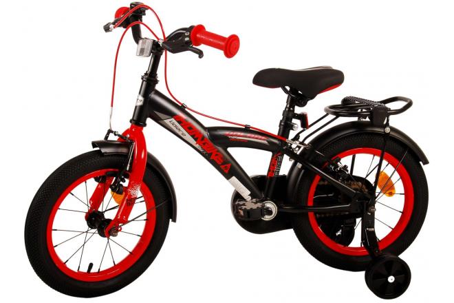 Volare Thombike Children's bike - Boys - 14 inch - Black Red - Two Hand Brakes