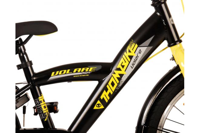 Volare Thombike Kids' bike - Boys - 20 inch - Black Yellow - Two Hand Brakes