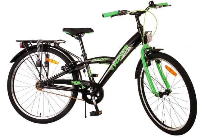 Volare Thombike Kids' bike - Boys - 24 inch - Black Green - Two hand brakes