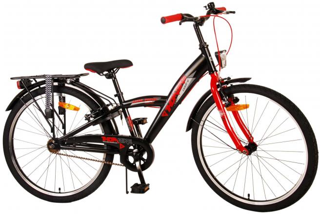 Volare Thombike Kids' bike - Boys - 24 inch - Black Red - Two hand brakes