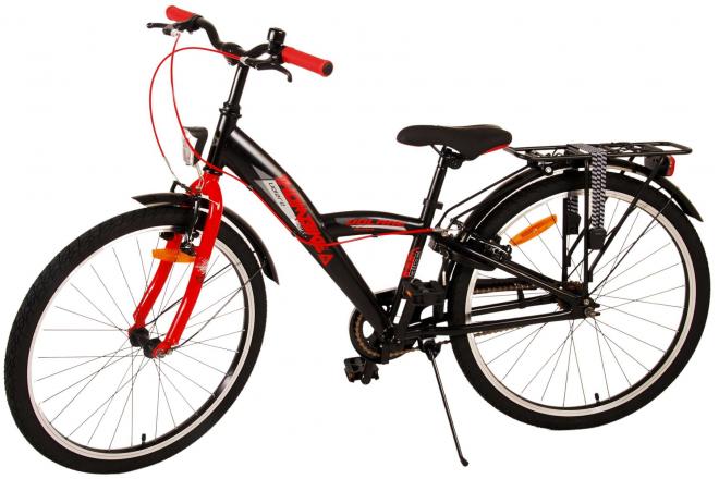 Volare Thombike Kids' bike - Boys - 24 inch - Black Red - Two hand brakes