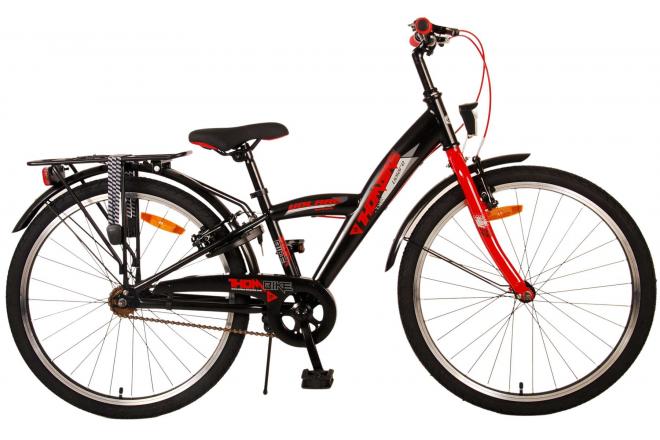 Volare Thombike Kids' bike - Boys - 24 inch - Black Red - Two hand brakes