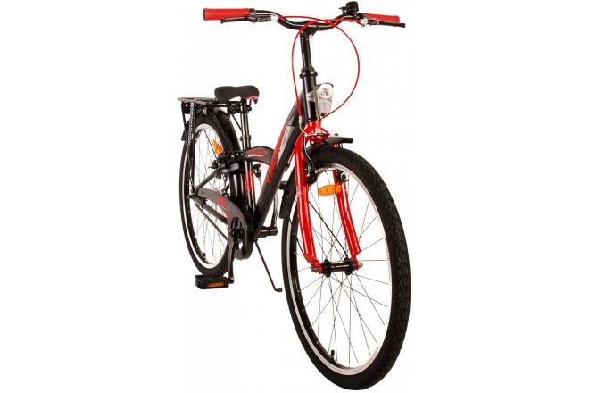 Volare Thombike Kids' bike - Boys - 24 inch - Black Red - Two hand brakes