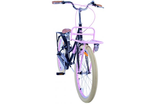 Volare Excellent Children's bike - Girls - 24 inch - Black - Two handbrakes