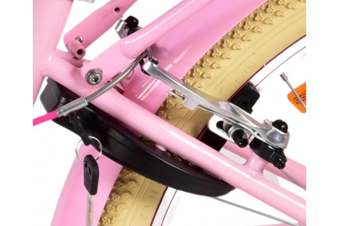 Volare Excellent Children's bike - Girls - 24 inches - Pink- Two hand brakes