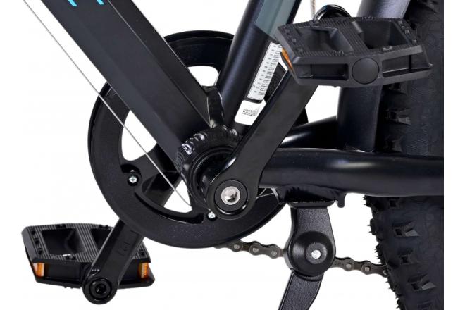 Volare Rocky children's bike - 20 inch - Black Blue - 95% completed - 6 speed - Prime Collection